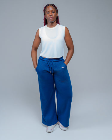 EDFY™ Soft-Flow Wide Joggers (Dark Blue)
